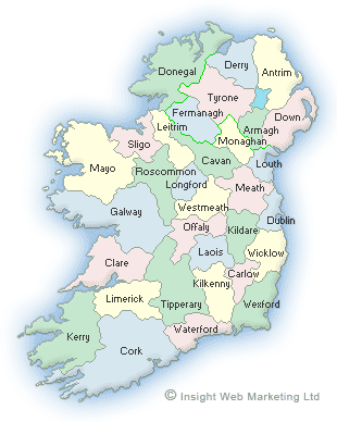 Map of Ireland